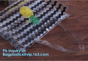 Buy cheap Waterproof Shoulder Bag With Cosmetic Bag, shoulder PU PVC transparent bag, Messenger Shoulder Transparent Beach PVC Zip product