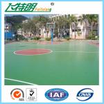 Synthetic Badminton Court Flooring Playground Rubber Mats Anti Skid Coating