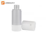 Safety Frosted Airless Cosmetic Bottles For Gel / Toner Single Layer Type