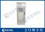 Four Point Lock Outdoor Power Cabinet , Galvanized Steel Outdoor Electrical