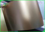 275GSM Cardboard Paper Roll , Aluminum foil Gold / Silver paper Card for Super