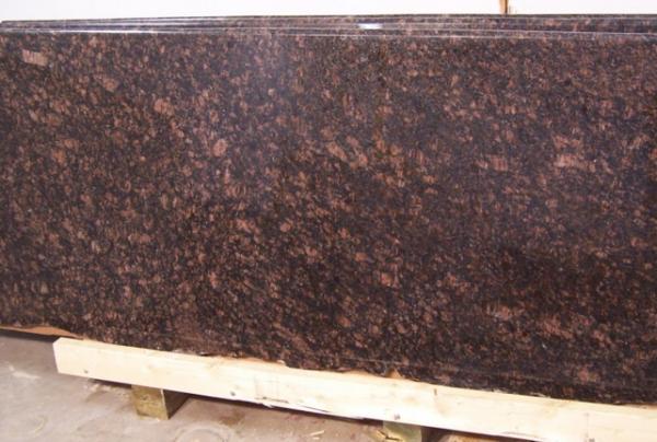 Beautiful Polished Granite Stone , Natural Tan Brown / English Brown Granite Slabs