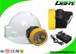 IP68 5000lux ABS Material Led Mining Headlamp 2.2Ah Battery With 15hrs Lighting