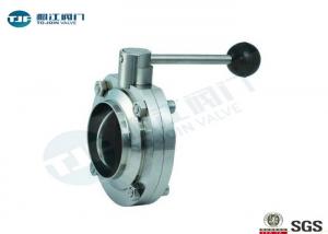Buy cheap Butt - Weld Stainless Steel Sanitary Valves DN15 - DN300 With Pull Handle product