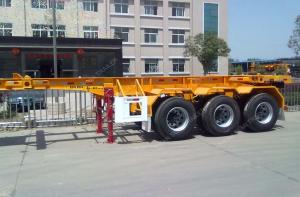 Buy cheap 30 Ton 20 feet skeletonshipping container chassis with 3 axles 7,000*2,480*1,550 mm product