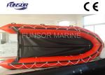 V Type Hypalon Tube Yachts Aluminum Floor Foldable Inflatable Boat For 10