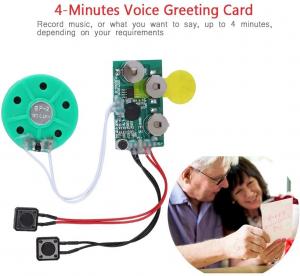 Buy cheap Recordable Voice Module DIY Greeting Card Chip 4 Minutes Sound Chip Module product