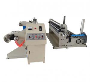 Buy cheap automatic roll to roll paper slitter and rewinder machinery,paper roll slitting rewi product