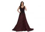 Luxury Sexy Sequined Ladies Evening Dresses For Banquet Party Silhouette A Line