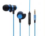 CE Mobile Phone Accessories , Metal 3.5 Mm Wired Earphone With Noise Isolating