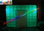 UV Treated PVC Coated Nylon Outdoor Inflatable Tent Photo Booth With Led Light