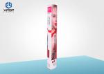 Lipstick Advertising Cardboard Display LAMA Screen Printing For Cosmetic Store