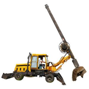 Buy cheap Multi - Function Pile Driving Machine 20m Depth For Soil Layer , Clay Layer product