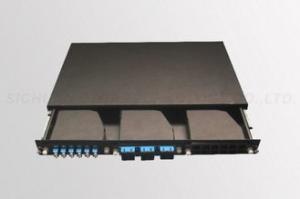Buy cheap Multimode MPO Fiber Cable Patch Panel 1U Rack Mounted Customized Depth product