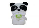 Cute Animals Towels Baby Girl Blankets With Hood , OEM / ODM Accepted