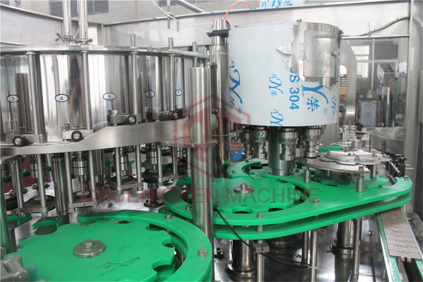 Touch Screen Glass Bottle Filling Machine Automatic Rotary High Efficency
