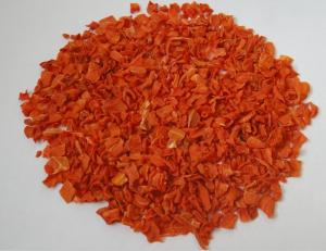 Buy cheap Max 7% Moisture Dried Carrot Cubes Dehydrated Vegetable Flakes ISO / HACCP product