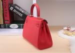 European Style Litchi Pattern Women ' S Satchel Shoulder Bag , Platinum Handbag