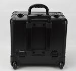 Black Small Rolling Makeup Trolley Case Size 360 * 250 * 360mm / Aluminum Pro