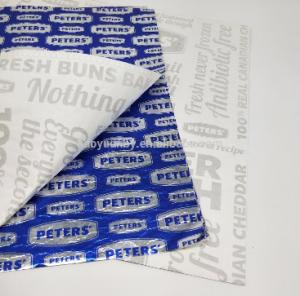 Buy cheap Colored Laminated Aluminum Foil Hamburger Wrapping Paper Fleixble Packaging product