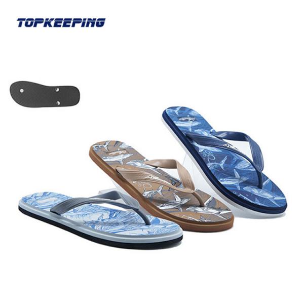 Simple Summer Men Ocean Pacific Slippers Eva Navy Blue Flip Flop