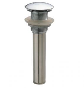 Buy cheap 1 - 1 / 4&quot; Chrome Plated Push Button Bath Brass Pop Up Waste High Pop-Up Height product