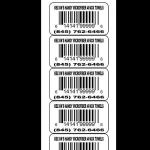 Personalized Variable Data Information Printing Identification QR Code Labels