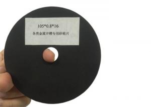 Buy cheap Milling Groove Metal Cutting Wheel , Aluminum Cutting Wheel Black Color product