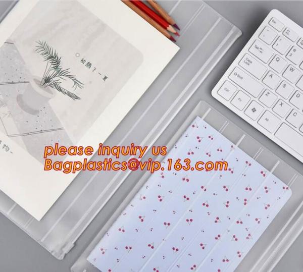 Biodegradable Customised printing Clear PVC Cosmetic Standup Zip lockkk Pouch,Toiletries Cosmetic Pvc Pouch With Marble Dig