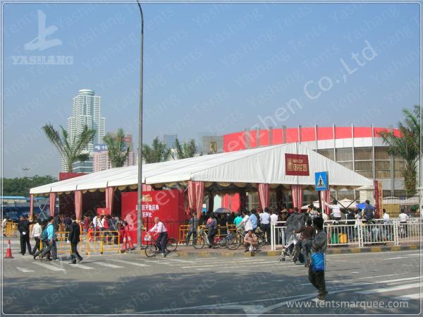 Durable Custom Big Industrial Storage Tents With Corrugated Sheet Wall