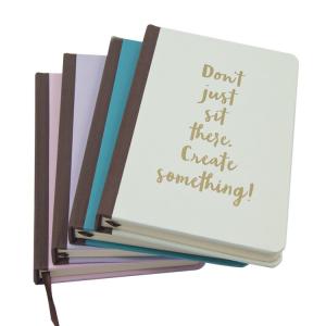 Buy cheap 100gsm Linen Journal Book With Gold Foiled Custom Size A4 Notebook Printing product