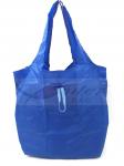 Lightweight Reusable Shopping Bags Blue Color , Fold Up Shopping Bag For Handbag