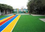Soft Children Playground Artificial Grass 50mm , Football Pitch Turf for Indoor