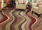 Non Slip Modern Floor Rugs Heat Transfer Printing Fabric PVC Dots Carpet